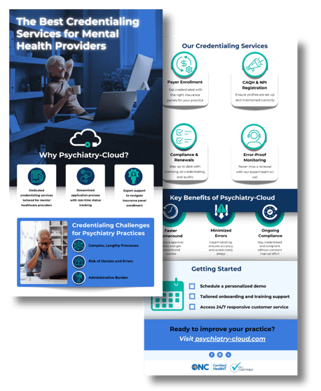Best Credentialing Services for Mental Health Providers
